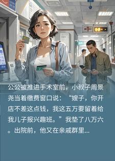 公公手术小叔子一分不出，我全款垫付，公公当众做决定