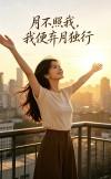 月不照我，我便弃月独行